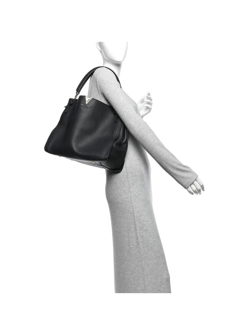 Louis Vuitton Calfskin Tournon Black #321947L16B